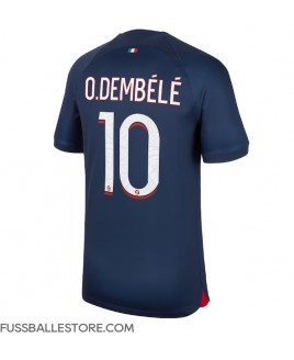 Günstige Paris Saint-Germain Ousmane Dembele #10 Heimtrikot 2023-24 Kurzarm